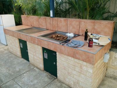 Barbeque facilities at Mountway